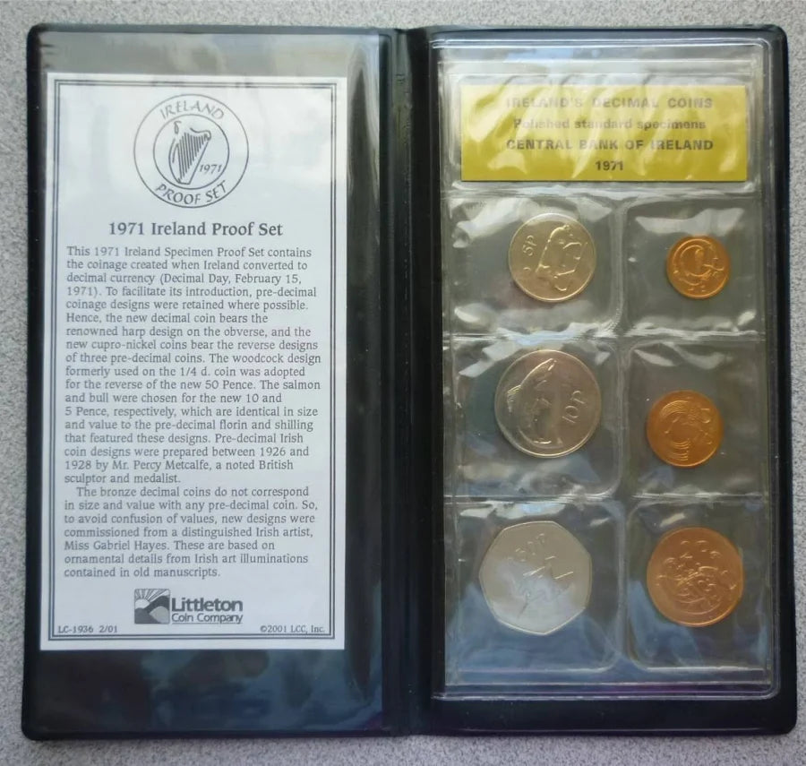 1971 Ireland Proof Set