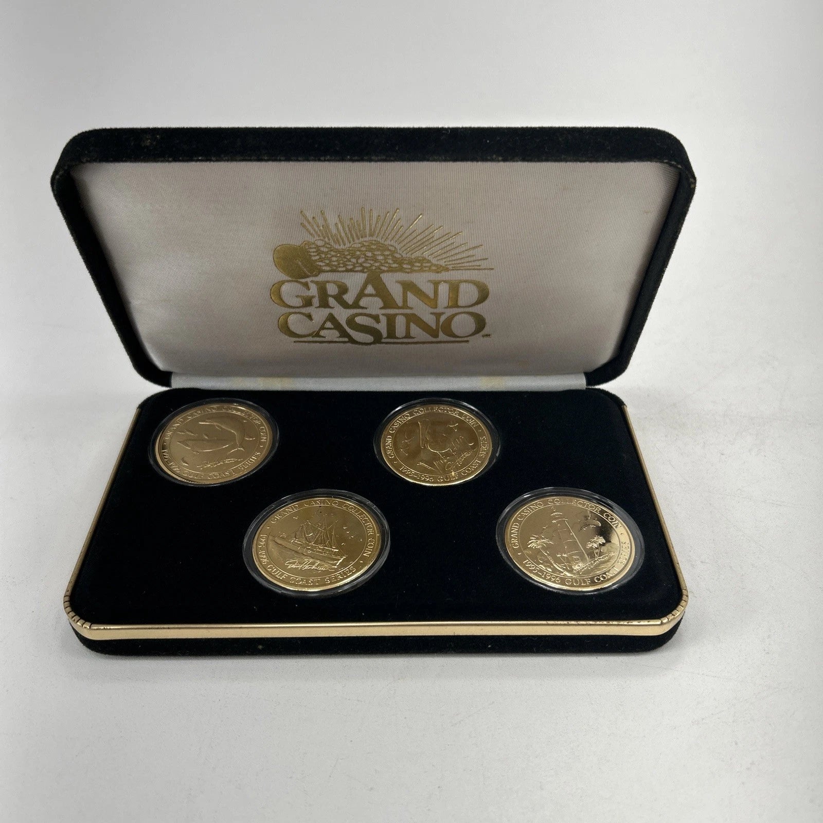 4Set Grand Casino 1996 Limited Edition Gulf Coast Series, Coins