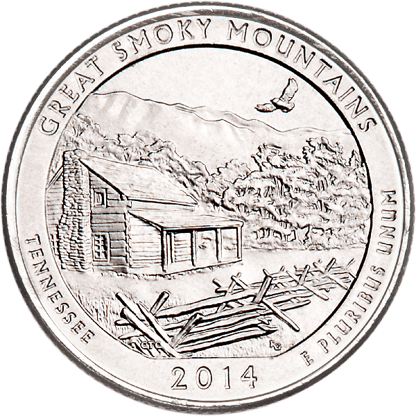 2014-D Great Smoky Mountains National Park Quarter