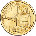 2014-P&D  Native American Dollar