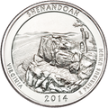 2014-D Shenandoah National Park Quarter