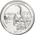 2014-P Everglades NP Quarter ( Uncirculated-60 )