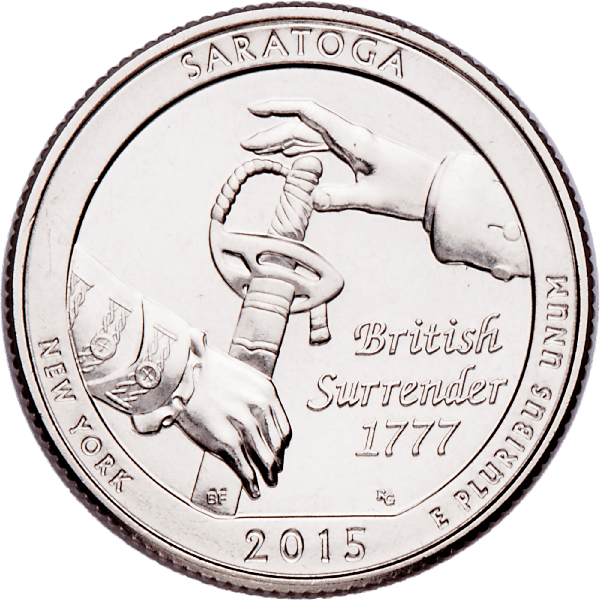 2015-P Saratoga National Historical Park Quarter