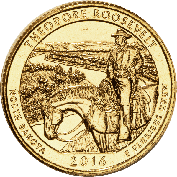 2016-P   Gold-Plated Fort Moultrie (Fort Sumter National Monument) Quarter