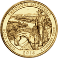 2016-P   Gold-Plated Fort Moultrie (Fort Sumter National Monument) Quarter