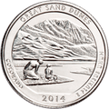 2014-P Great Sand Dunes National Park Quarter