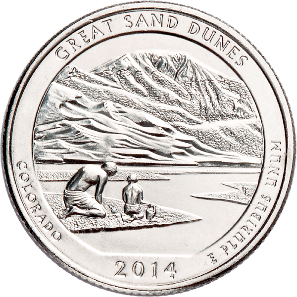 2014-P Great Sand Dunes National Park Quarter