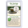 2010 Hot Springs America's National Park Quarter in Showpak, Uncirculated, MS60