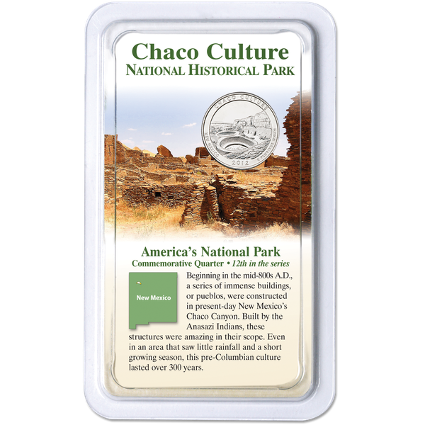2012 Chaco Culture National Historical Park Quarter in Showpak