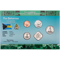 Bahamas Coin Set in Custom Holder UNC