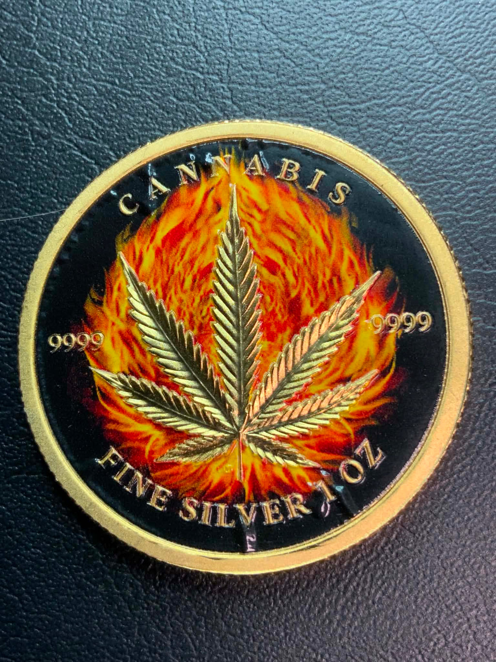 2024  Cannabis Coin 1 Oz SILVER
