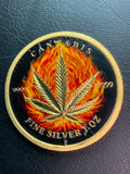 2024  Cannabis Coin 1 Oz SILVER