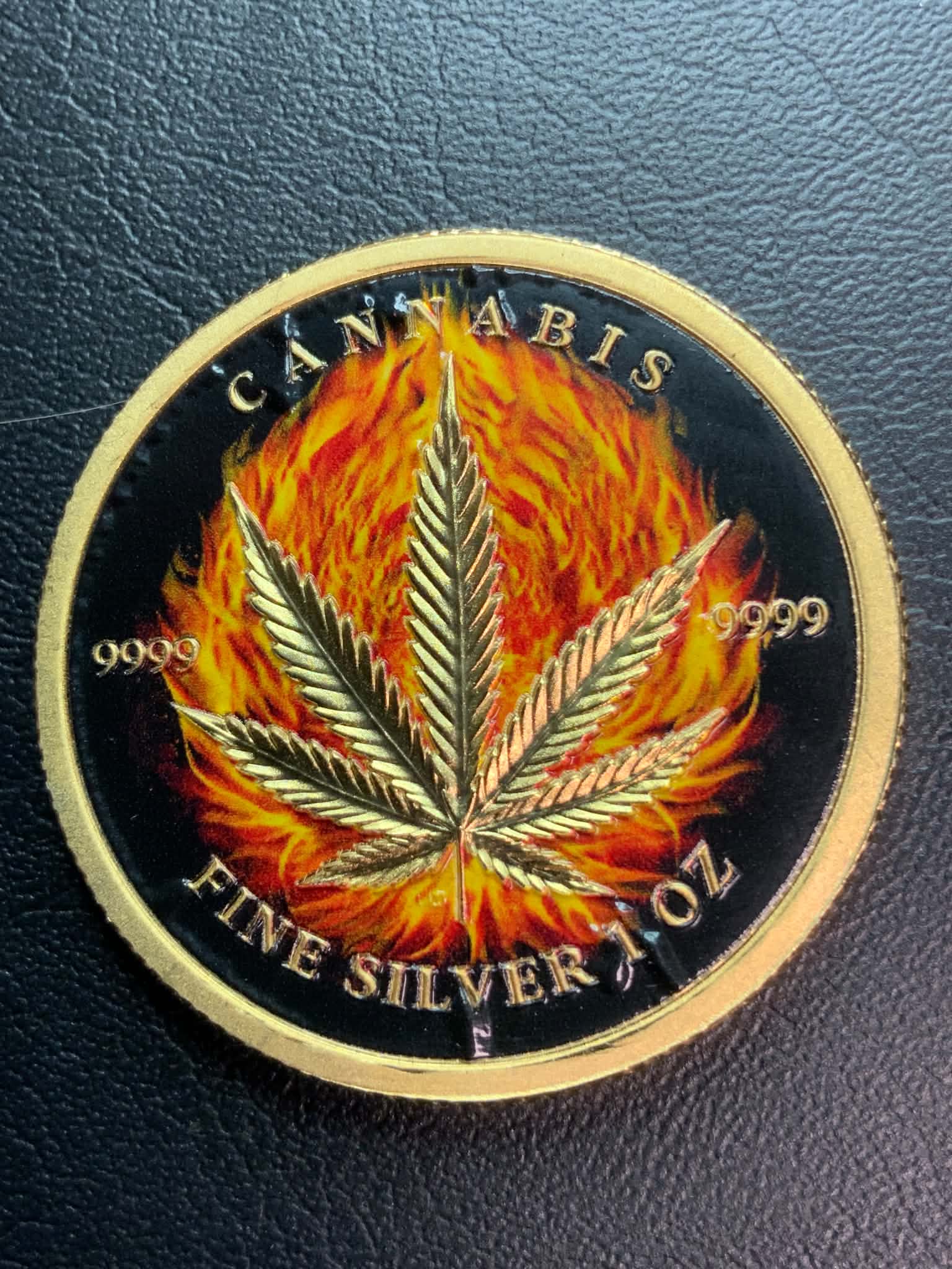 2024  Cannabis Coin 1 Oz SILVER