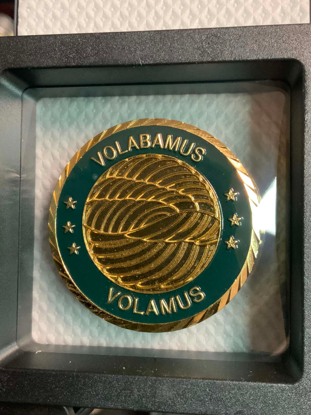 Dedalian Challenge coin Tx.
