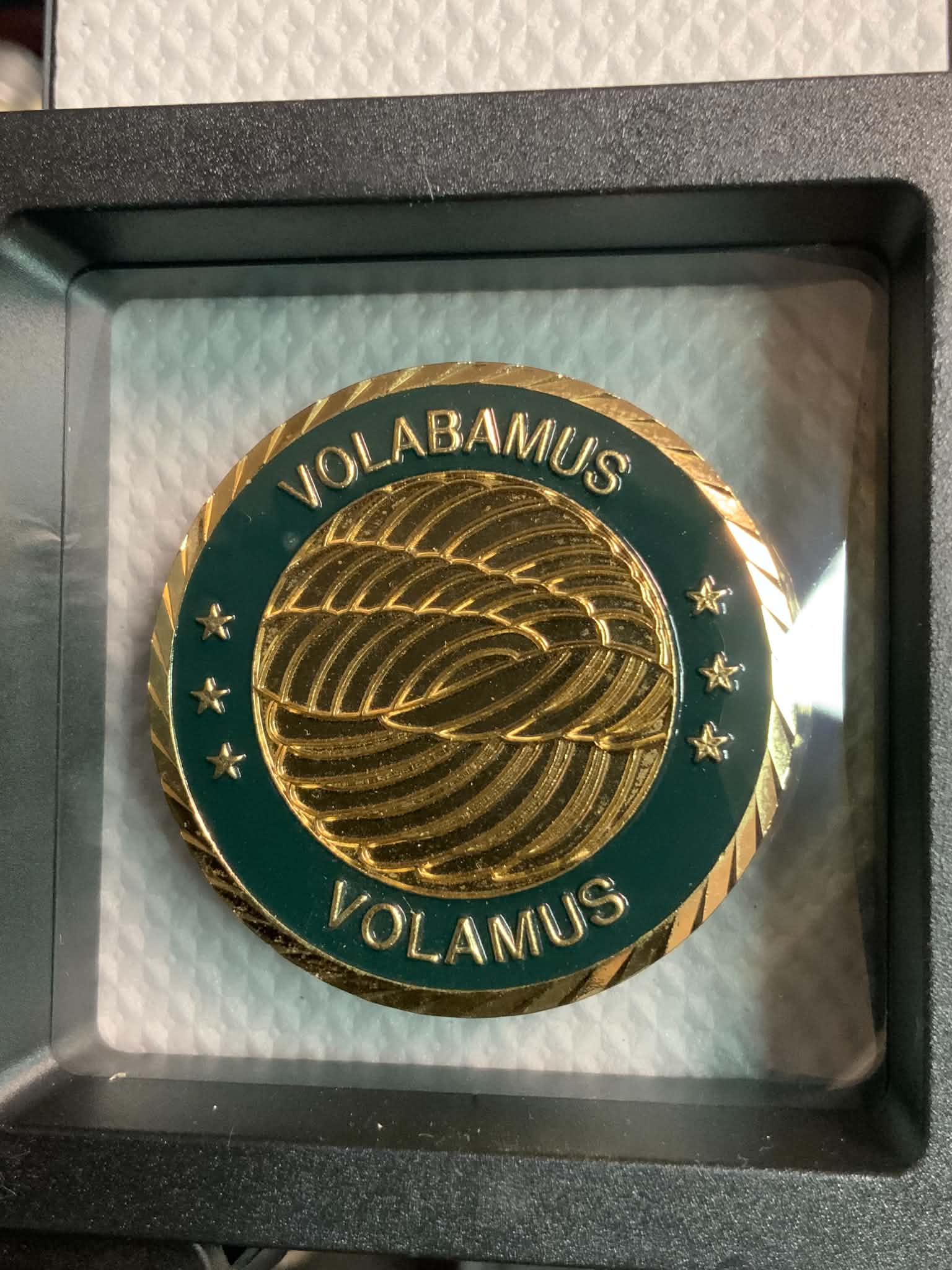 Dedalian Challenge coin Tx.